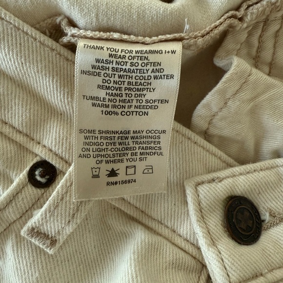 imogene + willie High Rise Cream Isabelle Jeans - Picture 5 of 5